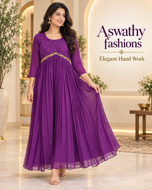 PLAIN COTTON VERTICAL KURTI