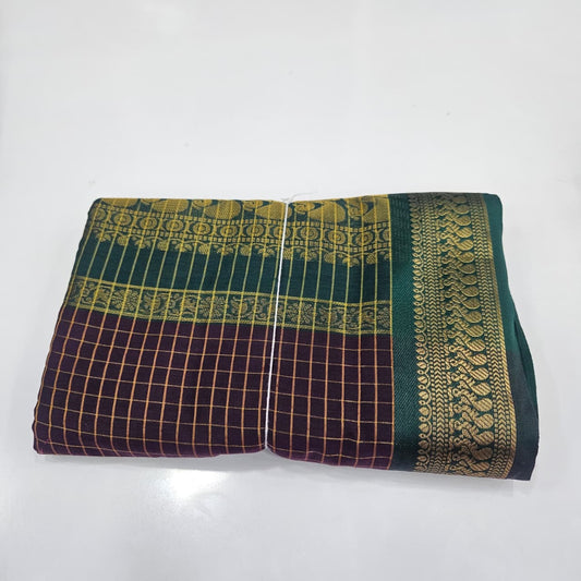 Kalyani Check Cotton Saree
