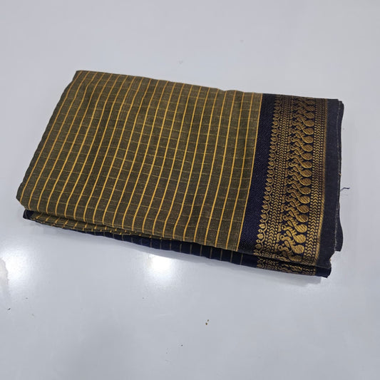 Kalyani Check Cotton Saree