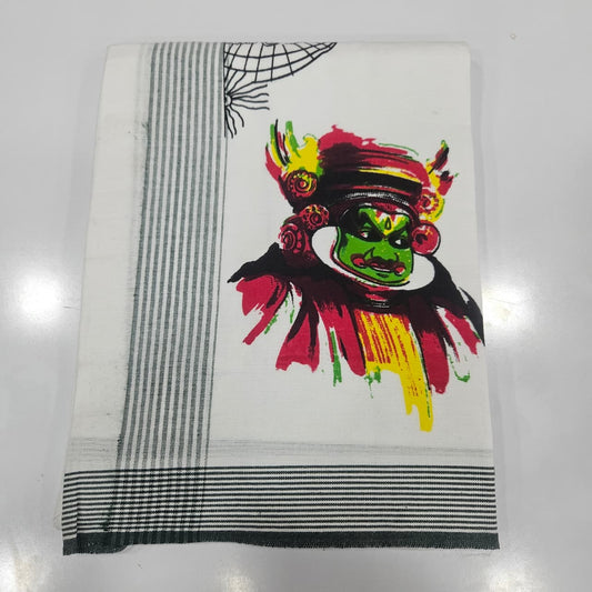 Printed dhotis 2pc