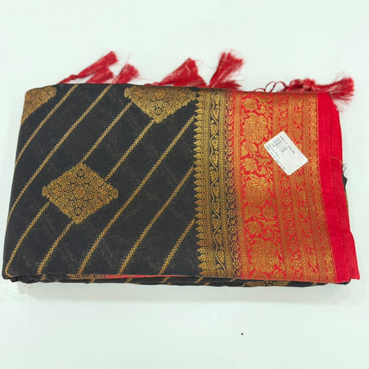 Golden Rose Horizontal Saree